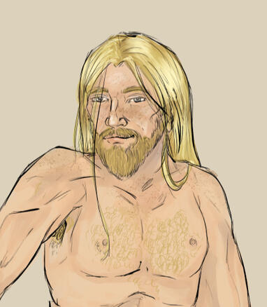 Untextured, waist up