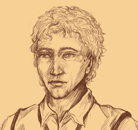 Single-colour shading, bust.